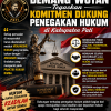 Demang Wotan Tegaskan Dukungan Penegakan Hukum, Tolak Ancaman dan Praktik Hukum Rimba