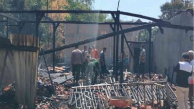 Diduga Korsleting Listrik, Rumah Warga Grobogan Ludes Terbakar, Kerugian Capai Rp50 Juta
