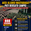 Polresta Pati Gelar Apel Kesiapan Pengamanan Aksi AMPB, Libatkan 888 Personel