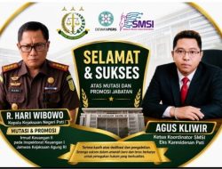 Kajari Pati R. Hari Wibowo Dipromosikan ke Kejaksaan Agung, SMSI Eks Karesidenan Pati Ucapkan Selamat