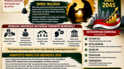 Manifesto Moralitas Indonesia 2029 “Saatnya Membangun Kepemimpinan Bermoral Menuju Indonesia Emas 2045”.