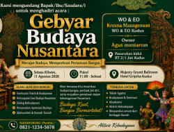 Dipimpin Aktivis Kebudayaan Agus Mujayanto, Rapat Pemantapan Gebyar Budaya Nusantara Dimatangkan Bersama Kresna Management WO & EO