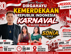 Karnaval Kemerdekaan di Baturejo Sukolilo Pati Siap Digelar, Melly Maylita dan Floren Ramaikan Panggung