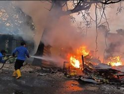 Pasar Kayen Pati Dilalap Api, Lima Kios Ludes dan Kerugian Tembus Rp90 Juta
